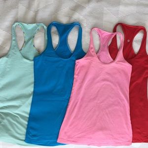 collection of lululemon cool racerbacks
